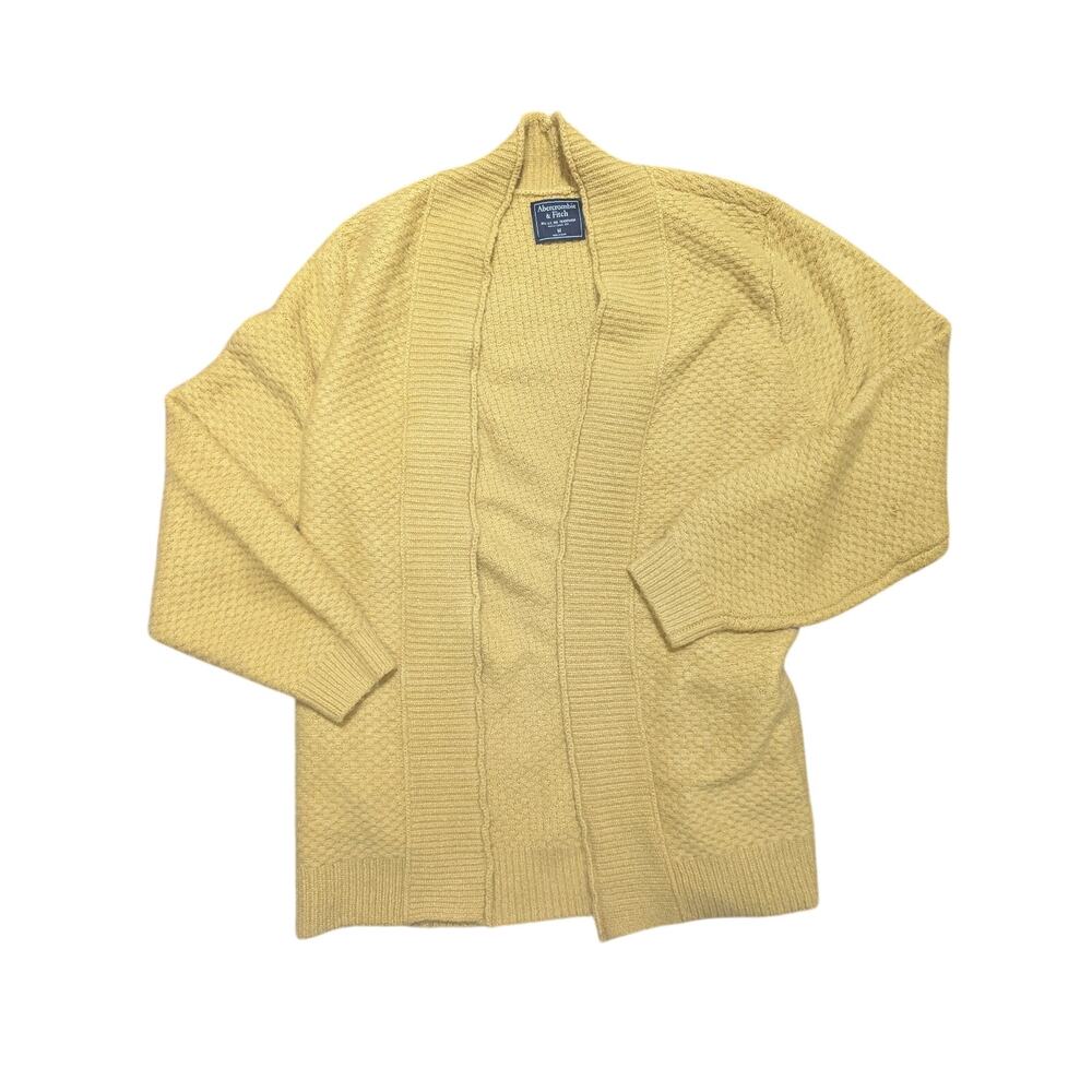 Abercrombie Mustard Cardigan sizeM